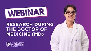 Webinar Research during the Doctor of Medicine MD [upl. by Darla331]