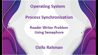 Lec 13  Reader Writer Problem Using Semaphore  Operating System  Bangla Tutorial [upl. by Ballman88]