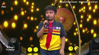 Ppaaaah வெறித்தனம் வெறித்தனம் 🔥  Super Singer Junior 8 [upl. by Mazel204]