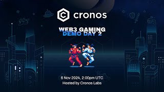 Cronos Web3 Gaming Demo Day Episode 2 [upl. by Aradnahc]