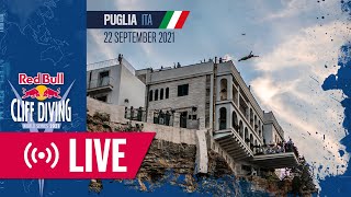 REPLAY  Puglia ITA  Red Bull Cliff Diving World Series 2021 [upl. by Ahsenauq]