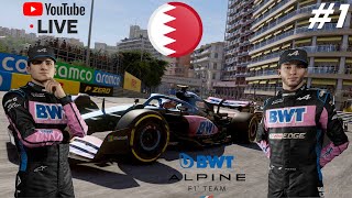 LIVE  F1 23  Dernière carrière Solo chez Alpine  GP Bahreïn 1 [upl. by Veal464]