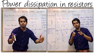 Power dissipation in resistors  Electrical power  Heat produced in resistors [upl. by Efioa207]