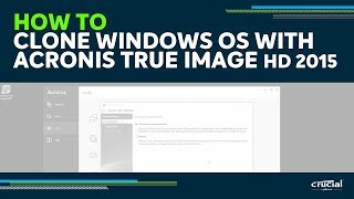 How to Clone Microsoft Windows OS with Acronis True Image HD [upl. by Ellinej707]