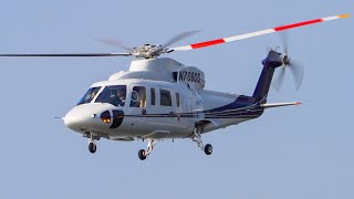 Luxury Helicopter Takeoff From Manhattan  Sikorsky S76C [upl. by Roxanna]