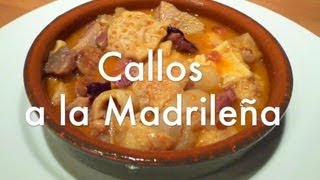 Callos a la madrileña  Recetas de cocina españolas ✅ [upl. by Giah]