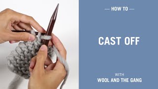 How to cast off your knitting [upl. by Nohsar]