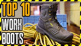 TOP 10 BEST WORK BOOTS FOR MEN 2021 [upl. by Dick]