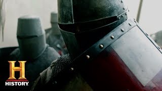 Knightfall Gawain Attacks the Templars Season 2 Episode 4  History [upl. by Langan73]