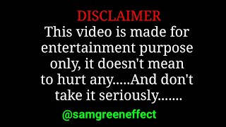 Disclaimer sound effect Copyright Free Disclaimer Free Download  samgreeneffect [upl. by Satsok]