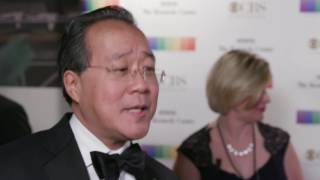 YoYo Ma  2016 Kennedy Center Honors Red Carpet [upl. by Elocaj]