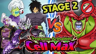 CELL MAX STAGE 2 NO ITEMS VERY EASY WITH EXTREME CLASS TEAM Dragon Ball Z Dokkan Battle [upl. by Riegel]