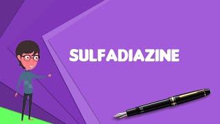 What is Sulfadiazine Explain Sulfadiazine Define Sulfadiazine Meaning of Sulfadiazine [upl. by Hardunn646]