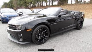 2013 Chevrolet Camaro ZL1 Convertible Start Up Exhaust and In Depth Review [upl. by Lejeune698]