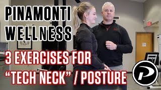 How to Fix Tech Neck or Poor Posture with These 3 Exercises [upl. by Dorie893]