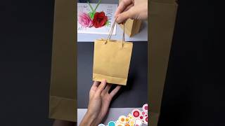 Cómo hacer bolsas de papel para regalos Manualidades con papel fáciles [upl. by Imis]