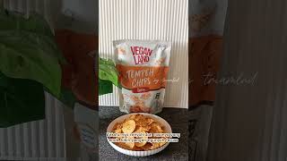 Tempeh Chips Spicy byVeganLand tempeh keripiktempe racunshopee viralshorts shorts cemilansehat [upl. by Frerichs]