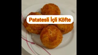 PATATESLİ İÇLİ KÖFTE TARİFİ 🧿 Dışı çıtır çıtır içi yumuşak ve kıyma içli [upl. by Nitas890]