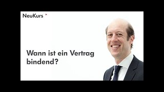 Was ist ein Vertrag  Wirtschaftsrecht Grundlagen Lernvideo [upl. by Akinor]