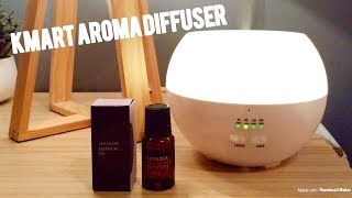 Kmart Australia 20 Essential Oil Aroma Diffuser Humidifier Review Demonstration [upl. by Hu]