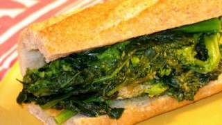 Recetas vegetarianas faciles Emparedado de brocoli rapini [upl. by Wearing109]