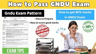 How to Pass in GNDU Exams 2023 😱🔥 Gndu Exam Tips amp Tricks  How to score good marks in Gndu Exams [upl. by Ahsitniuq]