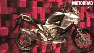 EICMA 2010 Honda Crosstourer Konzept Interview [upl. by Cadmar]