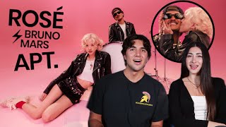 ROSÉ amp Bruno Mars  APT Official Music Video REACTION [upl. by Elvia]