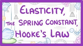 GCSE Physics  Elasticity spring constant and Hookes Law 44 [upl. by Raynor]