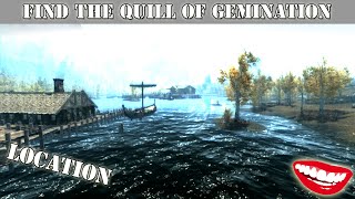 Skyrim PSVR Quill of Gemination in Lake Honrich location [upl. by Japeth]