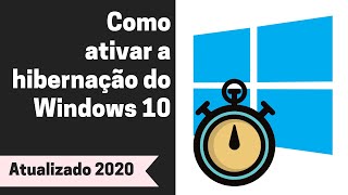 Como ativar a hibernação do Windows 10 [upl. by Ddot]