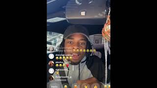 GOTDAMNZO IAMZOIE DRIVING ON IG LIVE CHAT WITH ZO [upl. by Ahsil476]