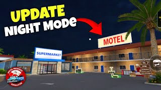 BIG UPDATE NIGHT MODE ADDED   MOTEL MANAGER SIMULATOR GAMEPLAY 10 [upl. by Nikos425]