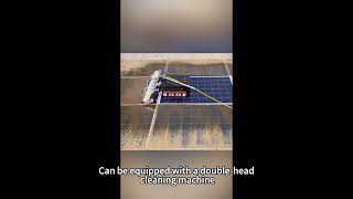 Cleaning Solar Panels Has Never Been So Easy with Our PV Cleaning Robot [upl. by Onitnelav]