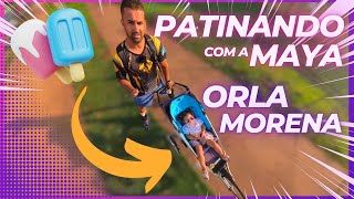 PATINANDO NA ORLA COM A MAYA  ORLA MORENA  CAMPO GRANDE  MS [upl. by Burke]