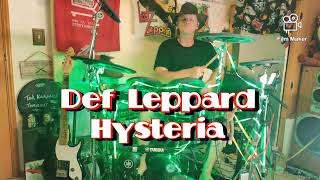 Def Leppard Hysteria Drum Cover Tribute777 drum covertribute [upl. by Ernaldus]