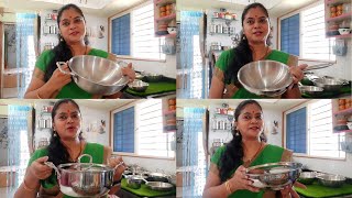 Triply Stainless Steel Cookware Which Stainless Steel KADHAI amp FRY PAN is Best to buy Demo amp Review [upl. by Moreville822]