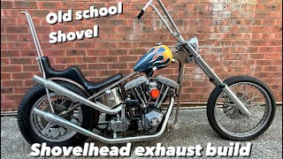 Harley Davidson SHOVELHEAD CUSTOM EXHAUST BUILD AND TIPS [upl. by Bender]