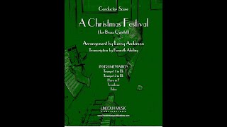 A Christmas Festival for Brass Quintet [upl. by Aicital378]