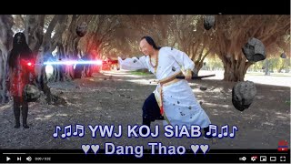 YWJ KOJ SIAB Karaoke by Dang Thao [upl. by Nospmas]