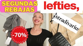 HAUL SEGUNDAS REBAJAS Stradivarius y Lefties Super economico [upl. by Llewop]