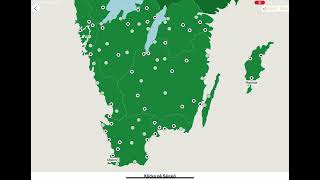 WR Seterra Mobile App  Sweden Urban Areas In Götaland Difficult Version in 131 [upl. by Hayilaa357]