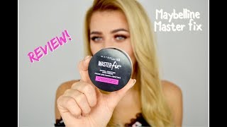 New Maybelline Master Fix settingperfecting loose powder Review amp First Impressions [upl. by Euqirat]