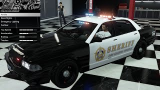 GTA 5  DLC Vehicle Customization  COP CARS  Vapid Stanier LE Cruiser amp Unmarked Cruiser [upl. by Peterec]