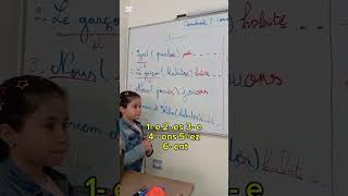 سنة رابعة ابتدائي لغة فرنسية تصريف الافعال Conjugaison Les verbes du 1er groupes [upl. by Giwdul]