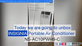 10000 BTU Portable Air Conditioner by Insignia Unboxing [upl. by Thebault]