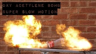 Oxy Acetylene Bottle Bomb Explosion  Amazing Super Slow Motion [upl. by Seton]