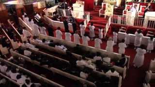 THE GRAND MARCH OF THE 63RD USHERS SERMON AT WASHINGTON TEMPLE COGIC [upl. by Jamill]