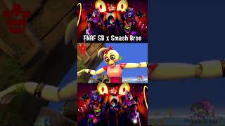 FNAF SB X SMASH BROS shorts roxy smashbros animation [upl. by Hnoj799]