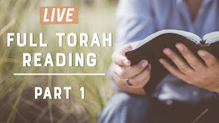 Full Torah Reading Live Part 1  Genesis  Leviticus [upl. by Inafetse]